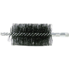 1-1/4″ Double Spiral Flue Brush, .012 Steel Fill - Benchmark Tooling