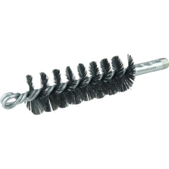 1-1/4″ Single Spiral Flue Brush, .012 Steel Fill - Benchmark Tooling