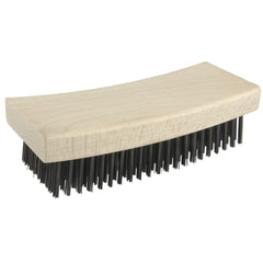 Block Type Scratch Brush, .012 Steel Fill, Curved Face - Benchmark Tooling