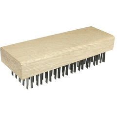 Butcher Block Brush, Flat Wire Fill, 1-1/4″ Trim Length - Benchmark Tooling