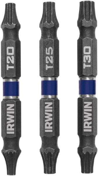 Irwin - 3 Piece, Torx Handle, Double End Bit Set - No. 2 Phillips - Benchmark Tooling