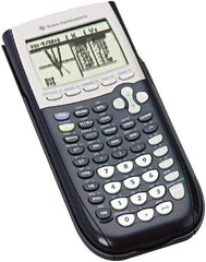 Texas Instruments - LCD Scientific Calculator - 3-3/8 x 7-1/2 Display Size, Black, Battery Powered, 10-1/2" Long x 7-1/2" Wide - Benchmark Tooling