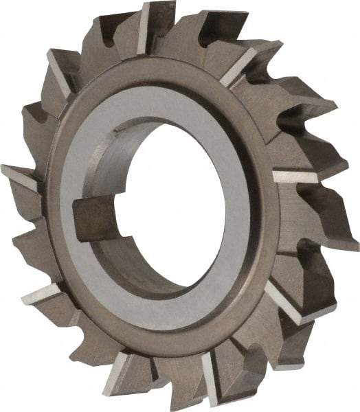 Keo - 3" Diam x 1/2" Width of Cut, 18 Teeth, High Speed Steel Side Milling Cutter - Staggered Teeth, Uncoated - Benchmark Tooling