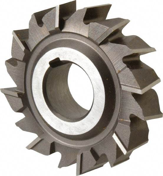 Keo - 3" Diam x 3/4" Width of Cut, 16 Teeth, High Speed Steel Side Milling Cutter - Staggered Teeth, Uncoated - Benchmark Tooling