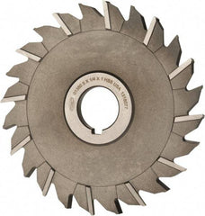 Keo - 5" Diam x 1/4" Width of Cut, 24 Teeth, High Speed Steel Side Milling Cutter - Staggered Teeth, Uncoated - Benchmark Tooling