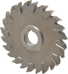 Keo - 5" Diam x 1/2" Width of Cut, 24 Teeth, High Speed Steel Side Milling Cutter - Staggered Teeth, Uncoated - Benchmark Tooling