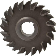 Keo - 5" Diam x 3/4" Width of Cut, 24 Teeth, High Speed Steel Side Milling Cutter - Staggered Teeth, Uncoated - Benchmark Tooling