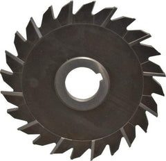 Keo - 6" Diam x 1/4" Width of Cut, 24 Teeth, High Speed Steel Side Milling Cutter - Staggered Teeth, Uncoated - Benchmark Tooling