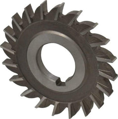 Keo - 3" Diam x 1/4" Width of Cut, 20 Teeth, High Speed Steel Side Milling Cutter - Straight Teeth, Uncoated - Benchmark Tooling