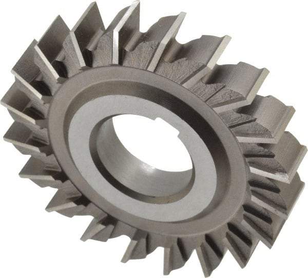 Keo - 3" Diam x 1/2" Width of Cut, 20 Teeth, High Speed Steel Side Milling Cutter - Straight Teeth, Uncoated - Benchmark Tooling