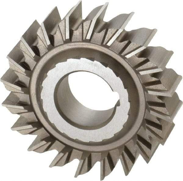 Keo - 3" Diam x 3/4" Width of Cut, 20 Teeth, High Speed Steel Side Milling Cutter - Straight Teeth, Uncoated - Benchmark Tooling