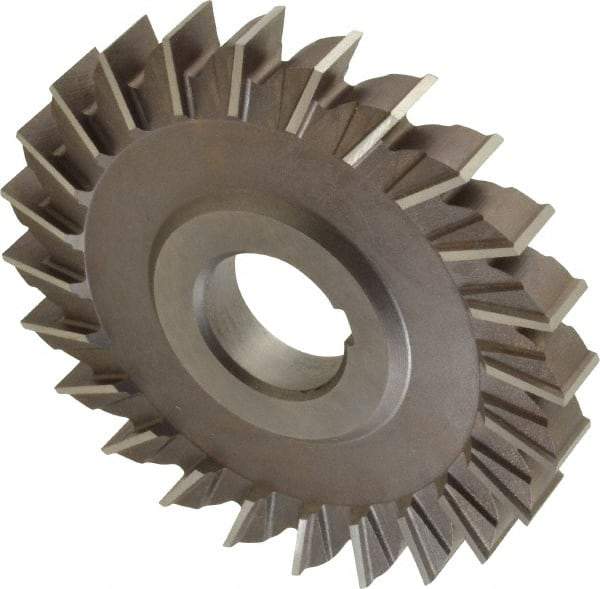 Keo - 4" Diam x 1/2" Width of Cut, 24 Teeth, High Speed Steel Side Milling Cutter - Straight Teeth, Uncoated - Benchmark Tooling