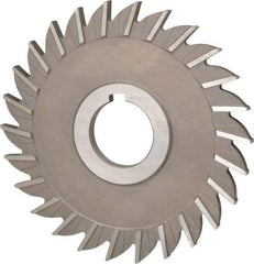 Keo - 5" Diam x 1/4" Width of Cut, 26 Teeth, High Speed Steel Side Milling Cutter - Straight Teeth, Uncoated - Benchmark Tooling