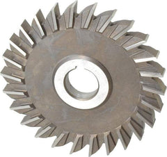 Keo - 5" Diam x 1/2" Width of Cut, 26 Teeth, High Speed Steel Side Milling Cutter - Straight Teeth, Uncoated - Benchmark Tooling