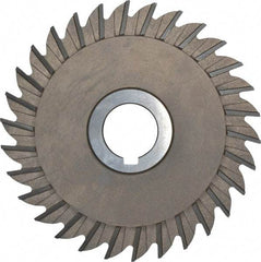 Keo - 6" Diam x 5/16" Width of Cut, 30 Teeth, High Speed Steel Side Milling Cutter - Straight Teeth, Uncoated - Benchmark Tooling