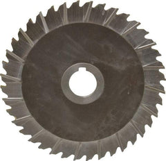 Keo - 6" Blade Diam x 1/8" Blade Thickness, 1" Hole, 40 Teeth, High Speed Steel Side Chip Saw - Staggered Tooth, Arbor Connection, Right Hand Cut, Uncoated - Benchmark Tooling