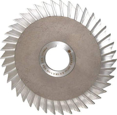 Keo - 6" Blade Diam x 1/8" Blade Thickness, 1-1/4" Hole, 42 Teeth, High Speed Steel Side Chip Saw - Straight Tooth, Arbor Connection, Right Hand Cut, Uncoated, with Keyway - Benchmark Tooling