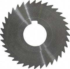 Keo - 3" Diam x 1/32" Blade Thickness x 1" Arbor Hole Diam, 36 Tooth Slitting and Slotting Saw - Arbor Connection, Right Hand, Uncoated, High Speed Steel, 10° Rake, Concave Ground - Benchmark Tooling