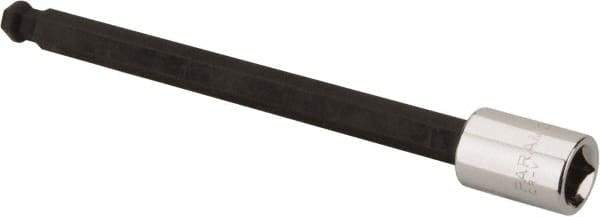 Paramount - 3/8" Drive, 9mm Hex Bit Socket - 6" OAL, 5" Bit Length, Ball End - Benchmark Tooling