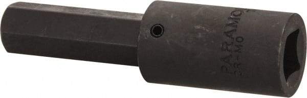 Paramount - 1/2" Drive, 15mm Impact Hex Bit Socket - 3-5/8" OAL - Benchmark Tooling