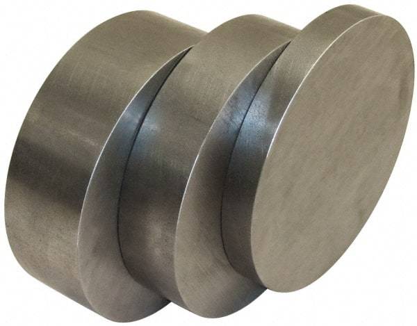 Made in USA - 4" Diam x 2" Long, 8620 Steel Round Rod - Cold Finish, Annealed, Steel - Benchmark Tooling