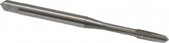OSG - M3x0.50 Metric Coarse 6H 3 Flute Bright Finish High Speed Steel Straight Flute Standard Hand Tap - Taper, Right Hand Thread, 1-15/16" OAL, 5/8" Thread Length, D3 Limit, Oversize - Exact Industrial Supply