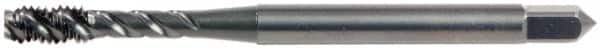 OSG - 1/2-13 UNC 3 Flute 3B Plug Spiral Flute Tap - High Speed Steel, Oxide Finish, 3-3/8" OAL, Right Hand Flute, Right Hand Thread, H3, Series 13020 - Benchmark Tooling