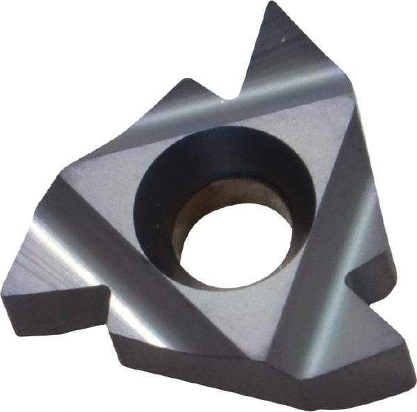 Hertel - 22IR Internal Right Hand 7-5 Partial Profile 60° Laydown Threading Insert - Grade HG225TR, TiAlN Coated Carbide - Benchmark Tooling