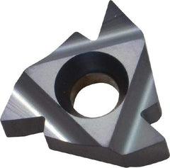 Hertel - 22IR Internal Right Hand 7-5 Partial Profile 60° Laydown Threading Insert - Grade HG225TR, TiAlN Coated Carbide - Benchmark Tooling