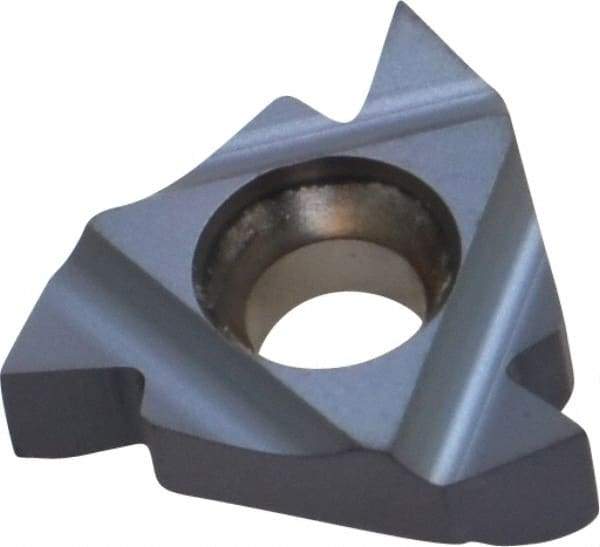 Hertel - 16IR Internal Right Hand 48-8 Partial Profile 60° Laydown Threading Insert - Grade HG225TR, TiAlN Coated Carbide - Benchmark Tooling