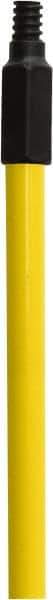 O-Cedar - 60 x 1" Fiberglass Squeegee Handle - Threaded Connection, Yellow - Benchmark Tooling