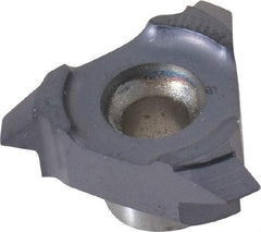 Carmex - C18 D60 Grade MT7, Internal/External Threading Insert - 1.75 to 2.5mm & 15 to 10 TPI Ext Pitch, 20 to 30mm & 13 to 08 TPI Int Pitch, TiAlN Finish - Benchmark Tooling