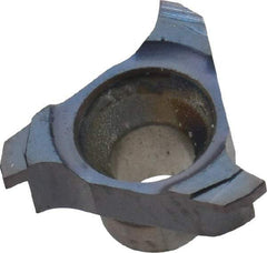 Carmex - C12 W08 Grade MT7, 0.47" Cutting Width Carbide Mill Grooving Insert - 0.031" Max Depth of Cut, Right Hand, 0.004" Corner Radius, TiAlN Finish - Benchmark Tooling