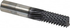 Onsrud - 1/2" Diam, 1-1/8" LOC, End Mill End, Solid Carbide Diamond Pattern Router Bit - Right Hand Cut, 3" OAL, 1/2" Shank Diam, Use on Composites - Benchmark Tooling