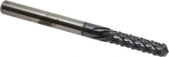 Onsrud - 1/8" Diam, 1/2" LOC, Drill Point End, Solid Carbide Diamond Pattern Router Bit - Right Hand Cut, 1-1/2" OAL, 1/8" Shank Diam, Use on Composites - Benchmark Tooling