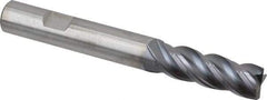 Kennametal - 1/2", 4 Flute, Solid Carbide, Corner Chamfer End Mill - 4" OAL, 1-1/2" LOC - Benchmark Tooling