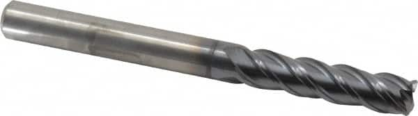 Kennametal - 5/16", 4 Flute, Solid Carbide, 0.03" Corner Radius End Mill - 3-1/4" OAL, 1-1/4" LOC - Benchmark Tooling