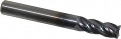 Kennametal - 5/16", 4 Flute, Solid Carbide, Corner Chamfer End Mill - 2-1/2" OAL, 3/4" LOC - Benchmark Tooling