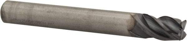 Kennametal - 1/4", 4 Flute, Solid Carbide, Corner Chamfer End Mill - 2" OAL, 3/8" LOC - Benchmark Tooling