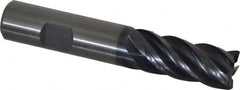 Kennametal - 16mm, 5 Flute, Solid Carbide, 0.75mm Corner Radius End Mill - 92mm OAL, 32mm LOC - Benchmark Tooling