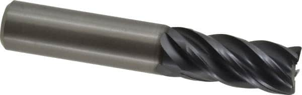 Kennametal - 16mm, 5 Flute, Solid Carbide, 0.75mm Corner Radius End Mill - 92mm OAL, 32mm LOC - Benchmark Tooling