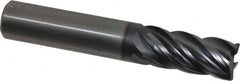 Kennametal - 14mm Diam 5 Flute Solid Carbide 0.75mm Corner Radius End Mill - Benchmark Tooling