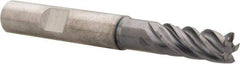 Kennametal - 7mm, 5 Flute, Solid Carbide, 0.4mm Corner Radius End Mill - 63mm OAL, 16mm LOC - Benchmark Tooling