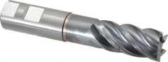 Kennametal - 1", 5 Flute, Solid Carbide, 0.03" Corner Radius End Mill - 4-1/2" OAL, 1-3/4" LOC, 3-1/4" Extended Reach - Benchmark Tooling