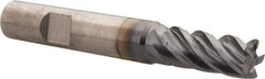 Kennametal - 9mm, 5 Flute, Solid Carbide, 0.5mm Corner Radius End Mill - 72mm OAL, 19mm LOC - Benchmark Tooling