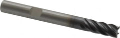 Kennametal - 6mm, 5 Flute, Solid Carbide, 0.4mm Corner Radius End Mill - 57mm OAL, 13mm LOC - Benchmark Tooling