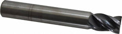 Kennametal - 3/4", 4 Flute, Solid Carbide, Corner Chamfer End Mill - 5" OAL, 1" LOC - Benchmark Tooling