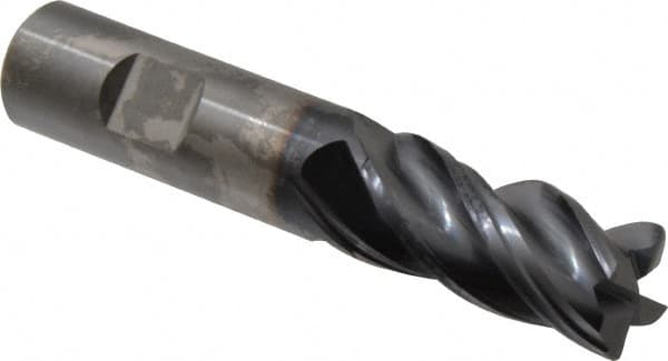 Kennametal - 3/4", 4 Flute, Solid Carbide, Corner Chamfer End Mill - 4" OAL, 1-5/8" LOC - Benchmark Tooling