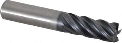 Kennametal - 1/2", 5 Flute, Solid Carbide, 0.015" Corner Radius End Mill - 3" OAL, 1-1/4" LOC - Benchmark Tooling