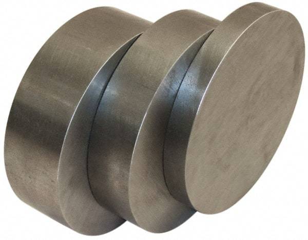 Value Collection - 5-1/2" Diam x 1/2" Long, 12L14 Steel Round Rod - Cold Finish, Mill, Steel - Benchmark Tooling